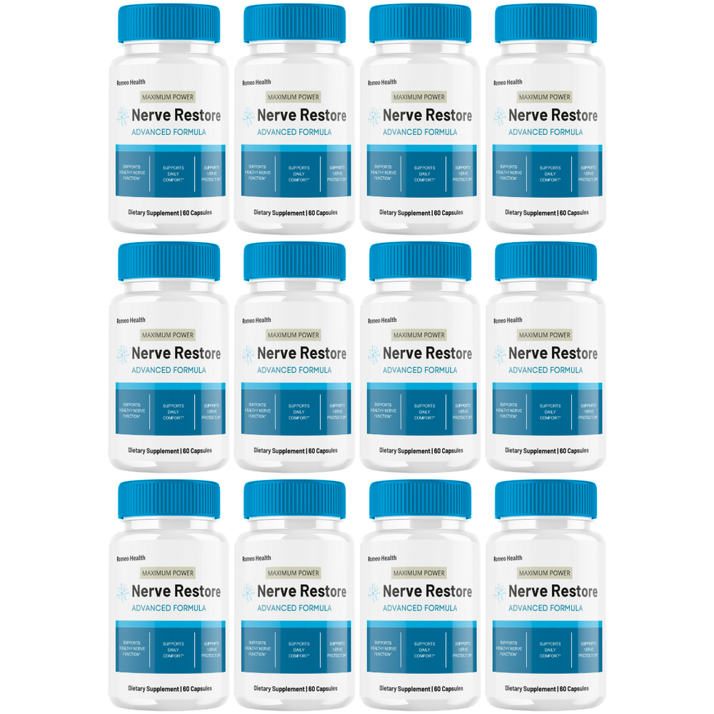 Nerve Restore Official Advanced Formula Nerve Supplement (12 Bottle)