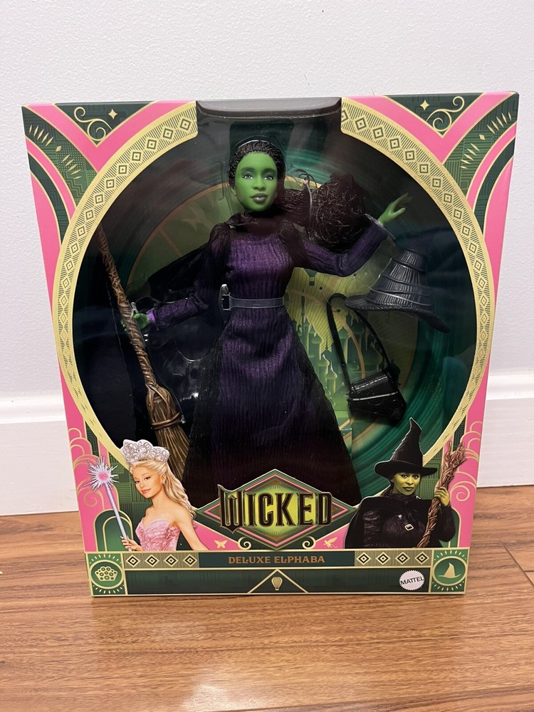 COLLECTIBLE Wicked Movie DELUXE ELPHABA Doll URL MISPRINT wicked.com Barbie 🧙