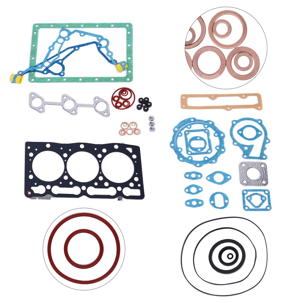 Full Gasket Set w Head Gasket for Kubota D1305 Engine New