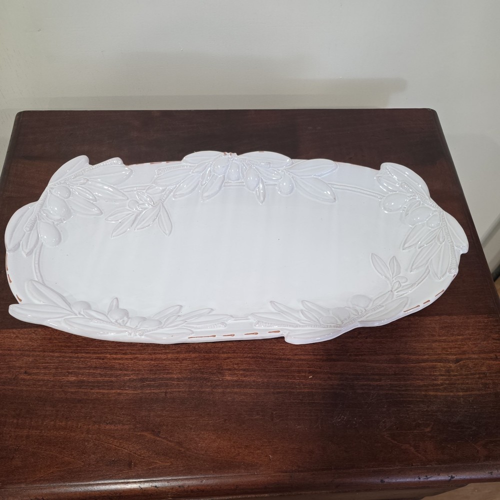 Mud Pie Ceramic Oval Platter