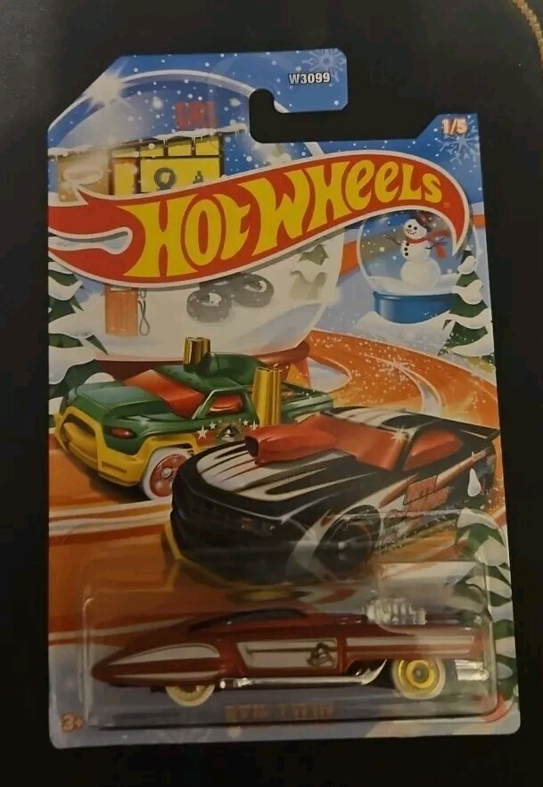 Hot Wheels 2024 New Years Carbonator Holiday Diecast Complete 5-Piece Set-image