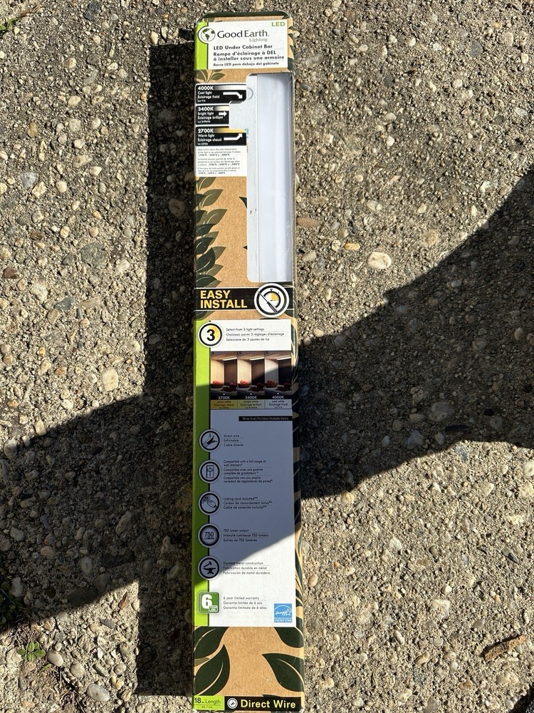 Lighting Slim 3-Select Color Temperature 18-in Hardwired LED Under Cabinet Light