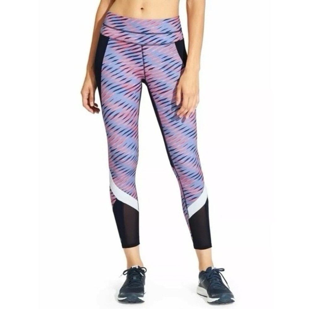 Athleta Electra Sonar Womens 7/8 Tight Leggings in Navy Size XS