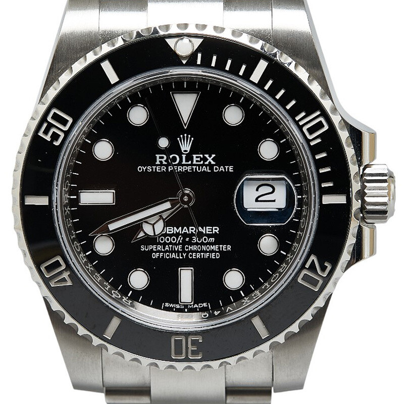 ROLEX SUBMARINER DATE 116610LN AUTOMATIC BLACK dial  OYSTER STEEL 383525