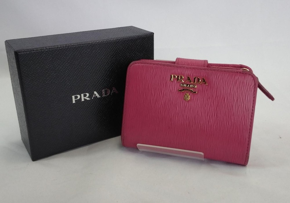 Prada Leather Bifold Wallet for Men