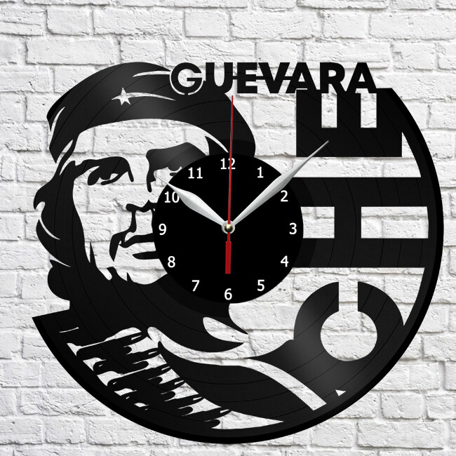 Che Guevara Vinyl Record Wall Clock Home Fan Art Deco 12'' 3 cm 4316