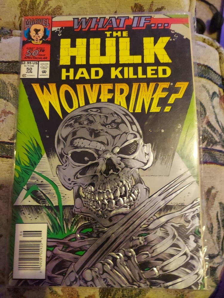 What If Hulk Killed Wolverine 1993 Foil Cover NM