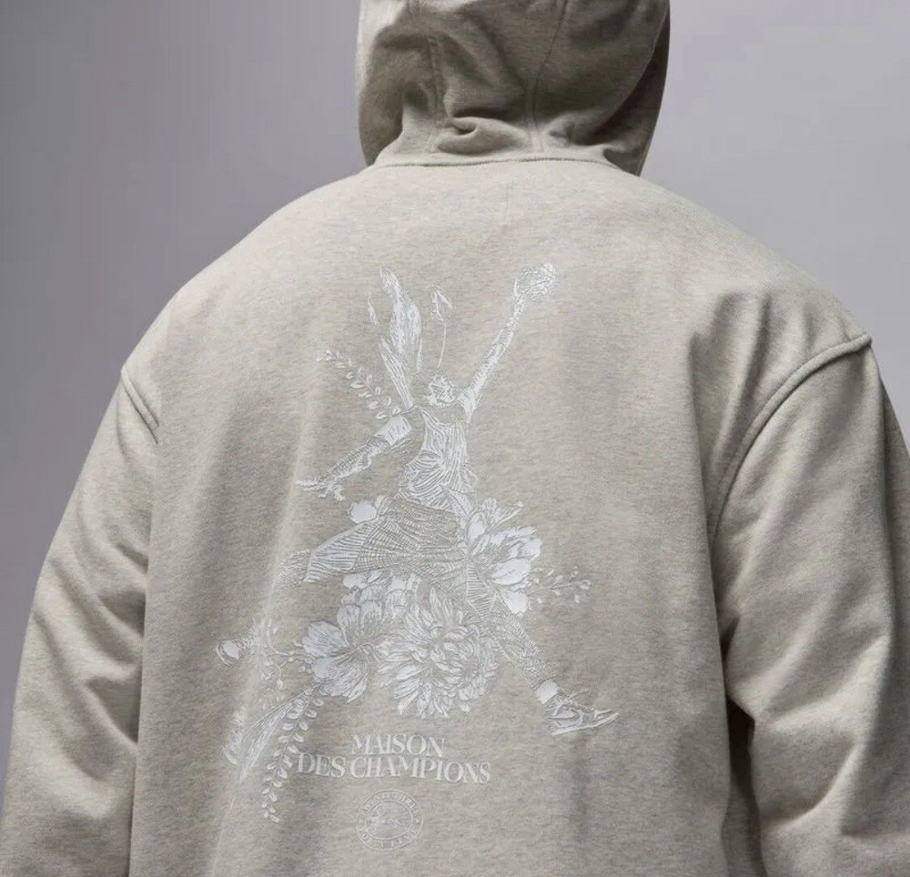 Nike Men's Jordan Sport Dri-FIT Fleece Pullover Hoodie Grey Heather FV8610-050