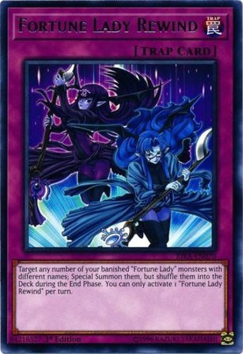 Fortune Lady Rewind RIRA-EN070 1st Edition Rare Lightly Played