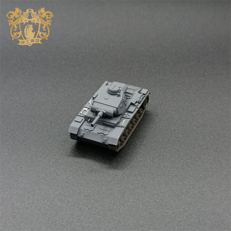 1/144 Scale Tank III Type H Medium Tank 3D Painted Model Kit  