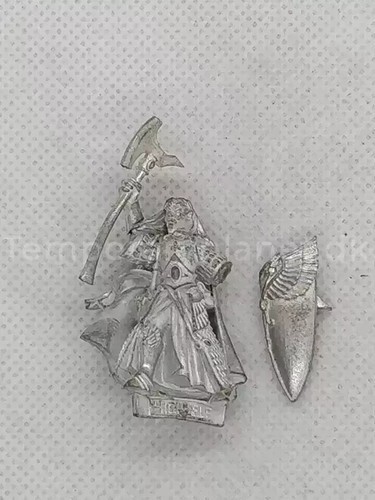 High Elf Warrior Hero Wielding Axe and Warhammer