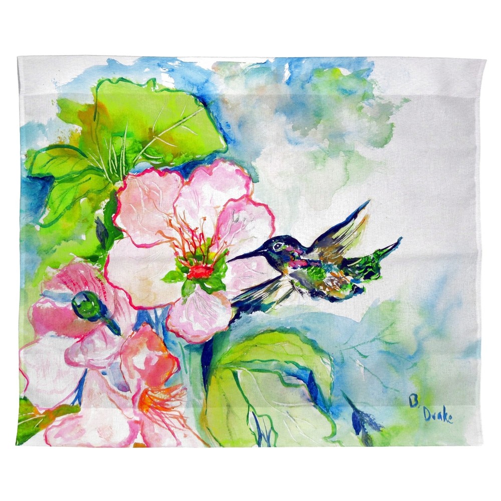 Уличный настенный подвес Betsy Drake Hummingbird & Hibiscus 24x30