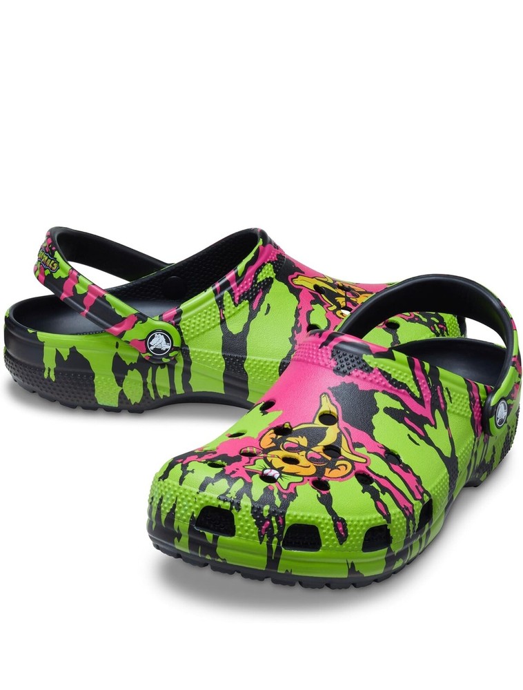 Crocs Party Animals Savanah Bananas Classic Clogs Size 9 Mens