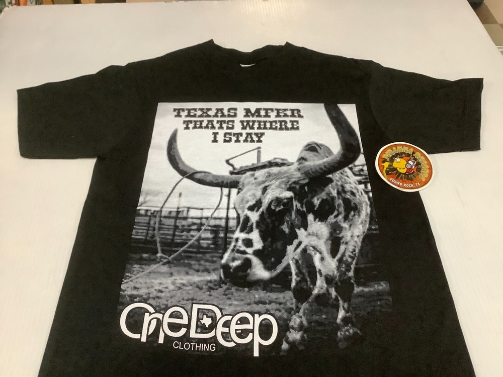 MFKR Texas Stay Black Deep Shirt S-4XL Piranha Records