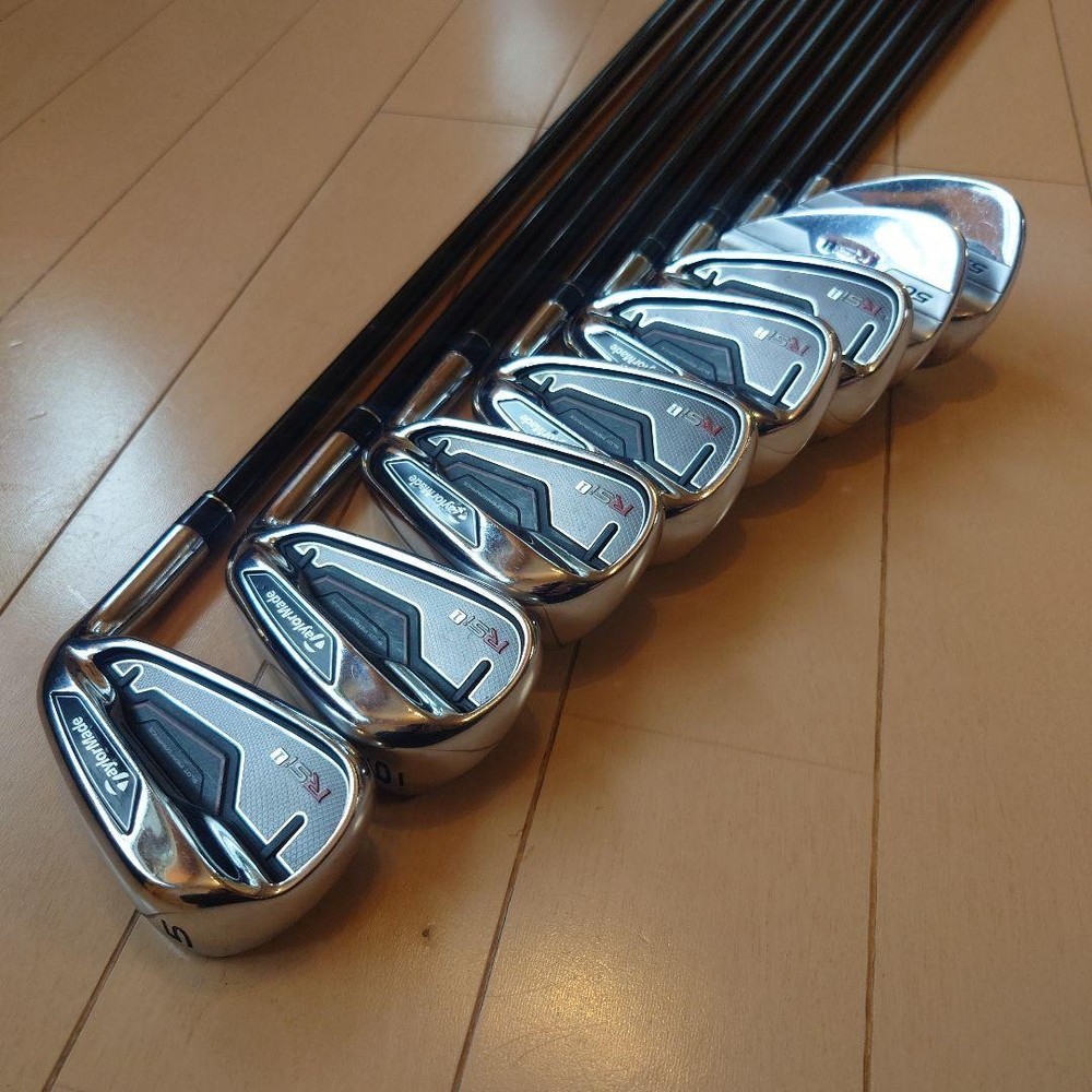 TaylorMade RSi1 Ironset  5-9+PwAwSw 8pc RH TM7-115 graphite shaft  Flex Stiff