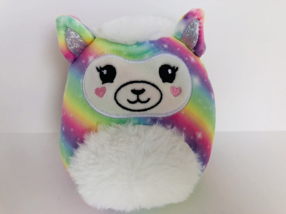Bailey Llama Squishmallow Mystery Squad Rainbow 2020 Soft Plush Toy 5 Inch Clean
