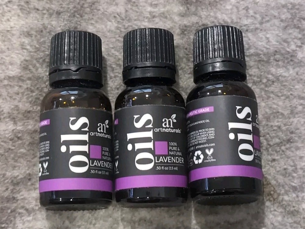 3 Pack Artnaturals Lavender Oils art naturals (15 ml) NEW WITHOUT BOXES