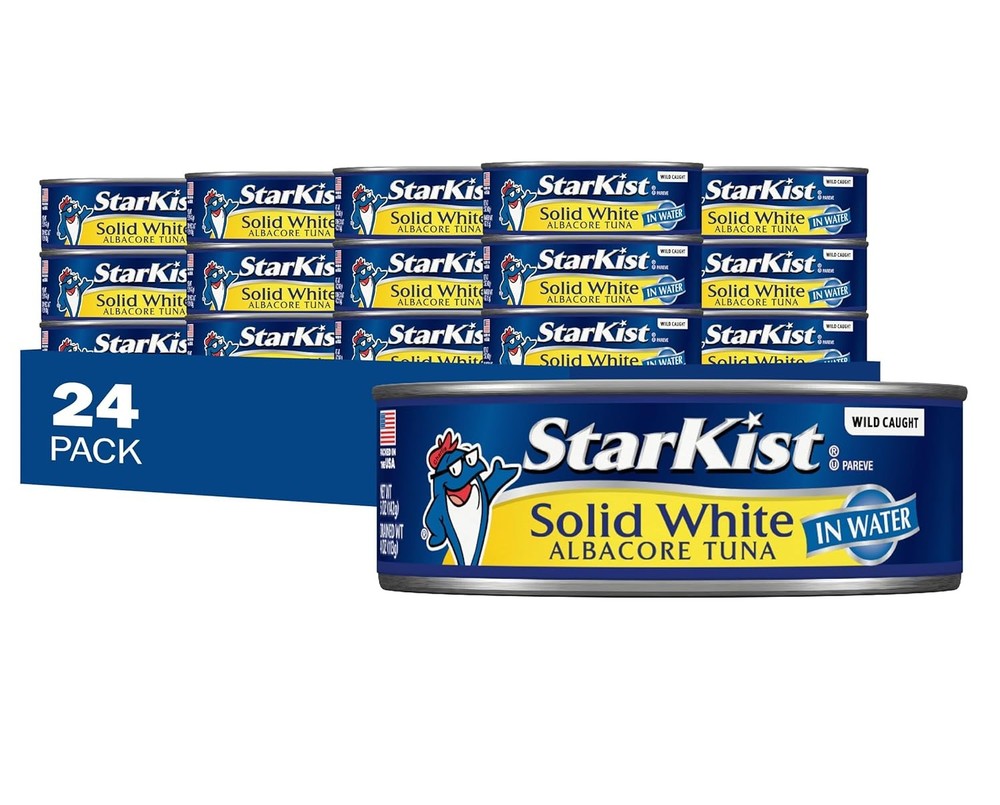 StarKist Solid White Albacore Tuna in Water, 5 oz (24 5 Ounce (Pack of 24)
