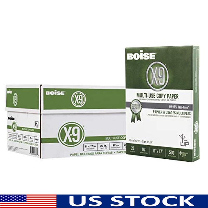 Multi Use Copy Paper 11x17 In Ledger 20 Lb 2500 Sheet Jam Free Performance White