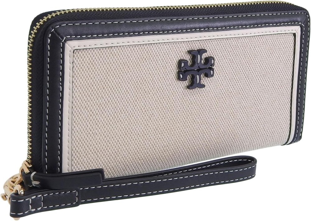 [Tory Burch] Outlet EMERSON CANVAS ZIP CONTINENTAL WALLET 162971 960 MULTI