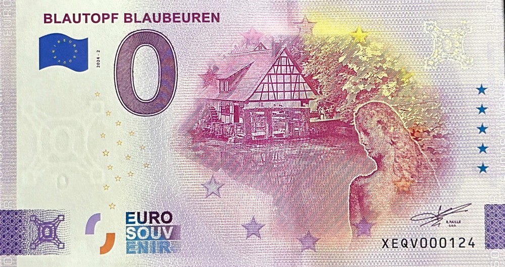 Ticket 0 Euro Blautopf Blaubeuren Germany 2024 Various Number