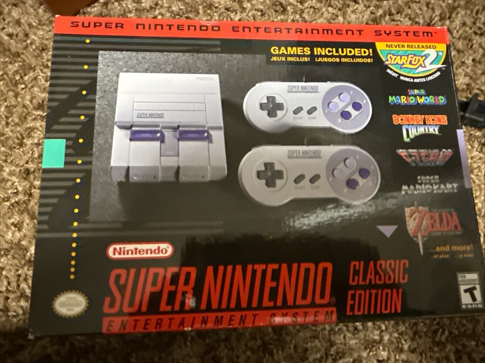 Super Nintendo (SNES) Classic Edition Mini with Games Programmed *new*