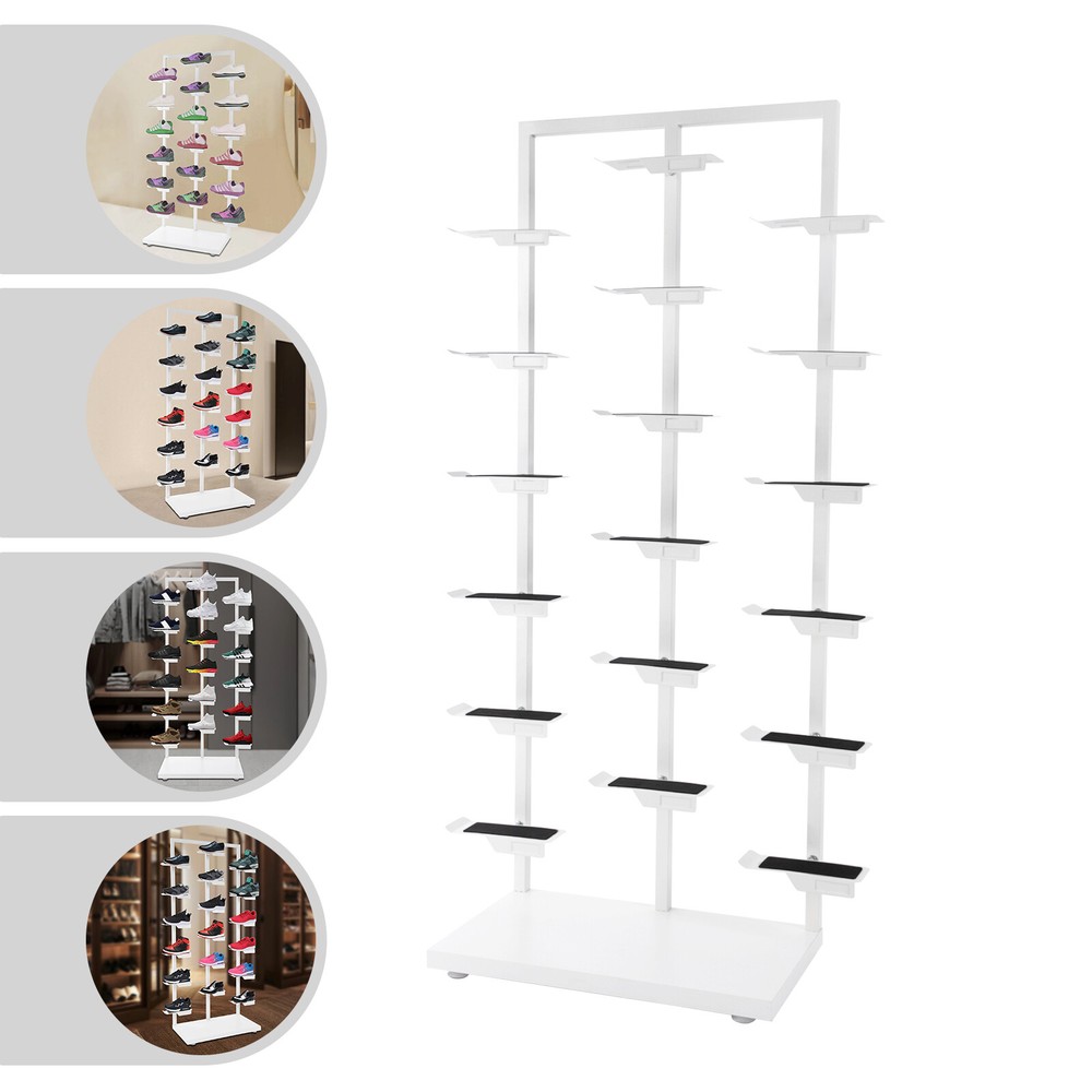 Commercial Shoe Rack Storage Shelf for Retail or Home Display