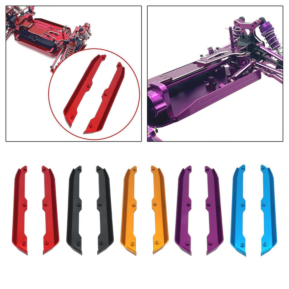 2x 1/14 RC Car Chassis Mud Guards Spare Parts Professional DIY Accessories Side