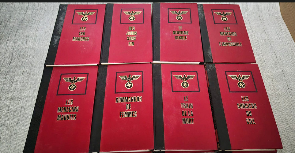 Lot 8 Christian Bernadac Famot Seconde Guerre camps nazis SS histoire militaria