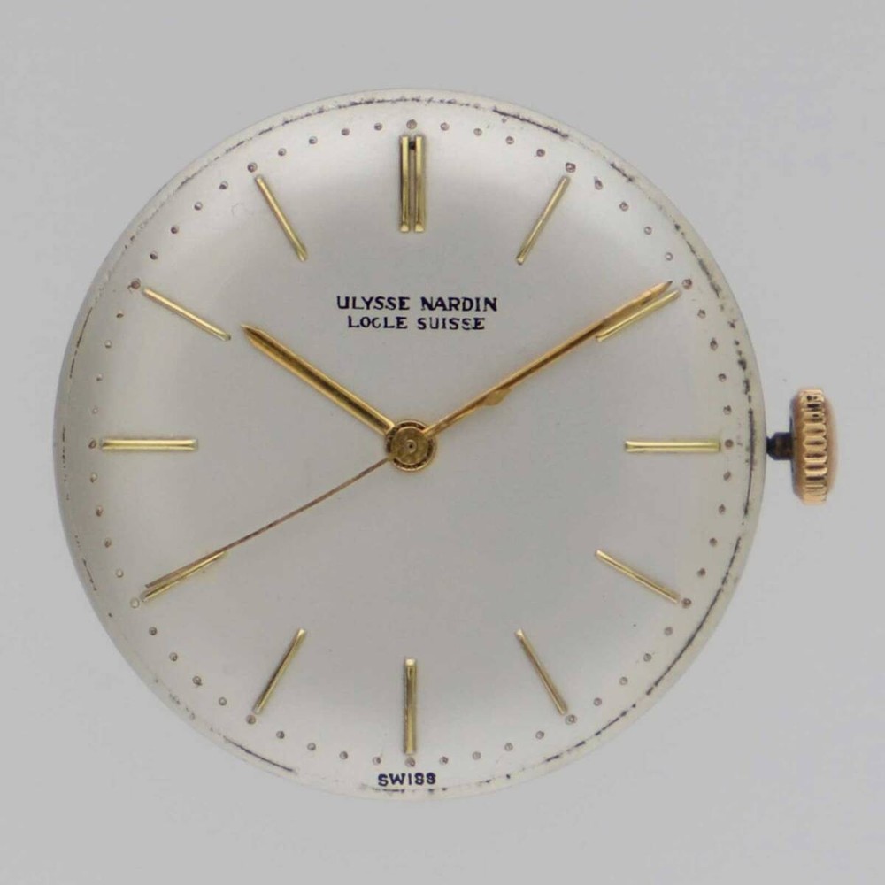 ULYSSE NARDIN Movement Silver Dial Watch Working with Signs of Wear used Japan