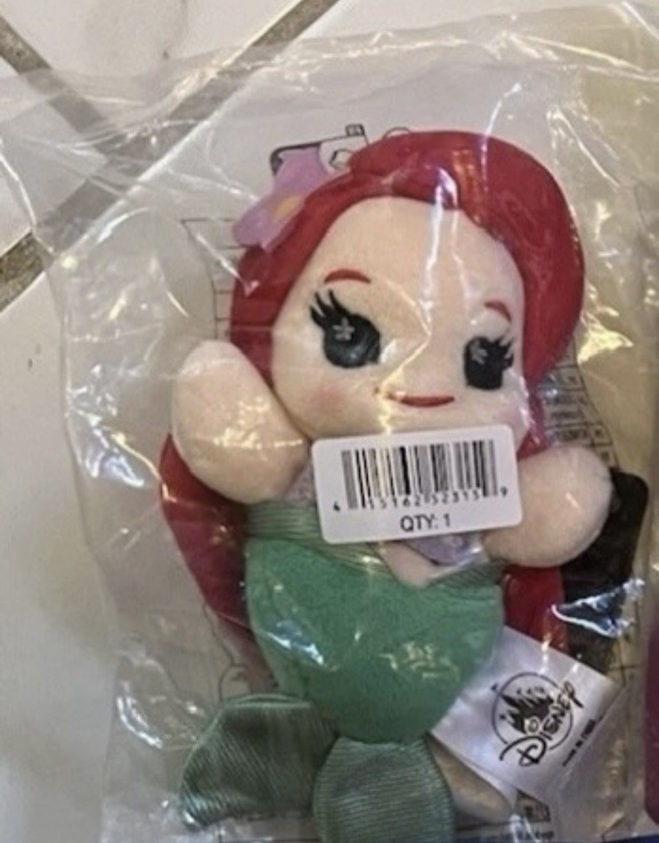 Wishables Disney Plush Mini Plushies Ariel Good Vs Evil Series NWT