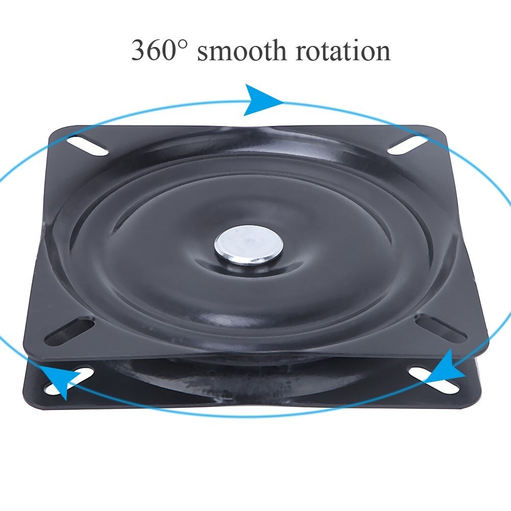 Black Metal Iron Turntable Office Supplies Accessory Rotating Display Base