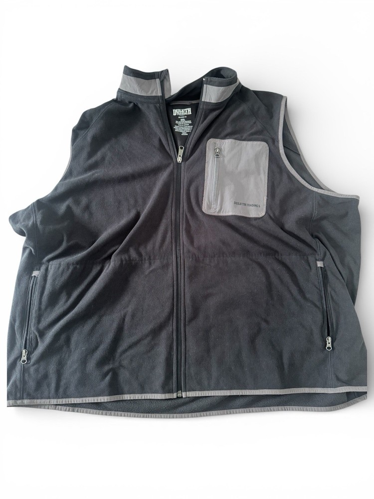 Duluth Trading Men’s Relaxed Fit Vest Size 4XL Black