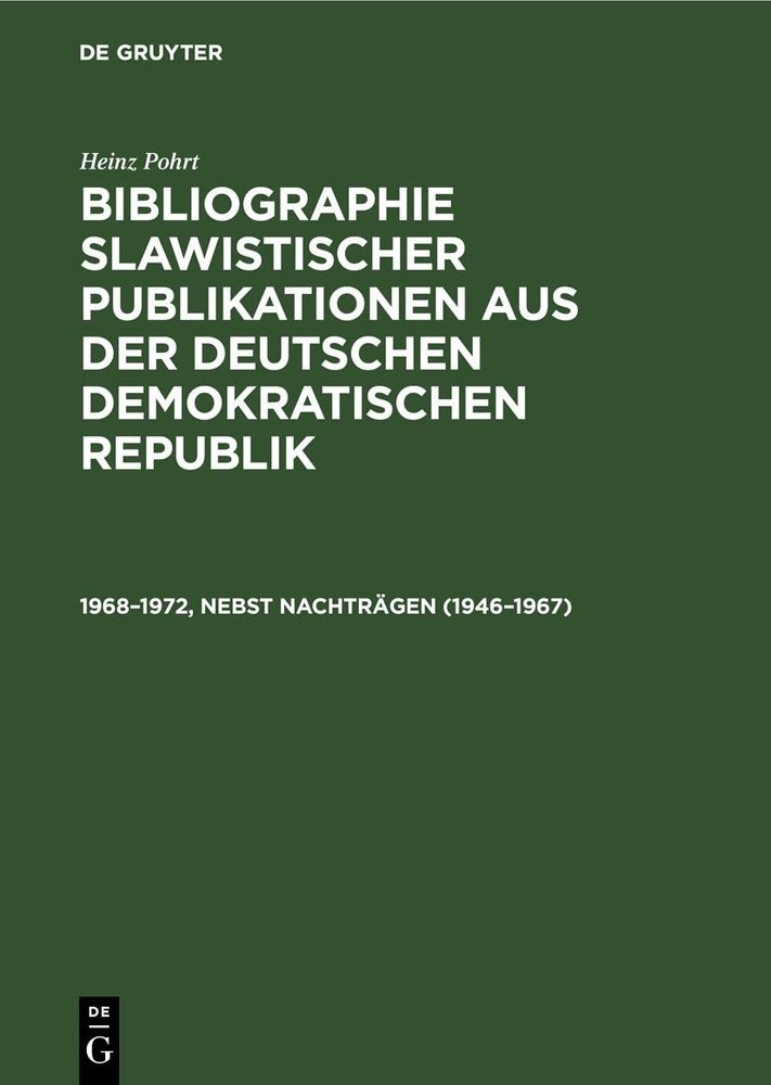 Heinz Pohrt 1968-1972, Nebst Nachträgen (1946-1967) (Hardback)