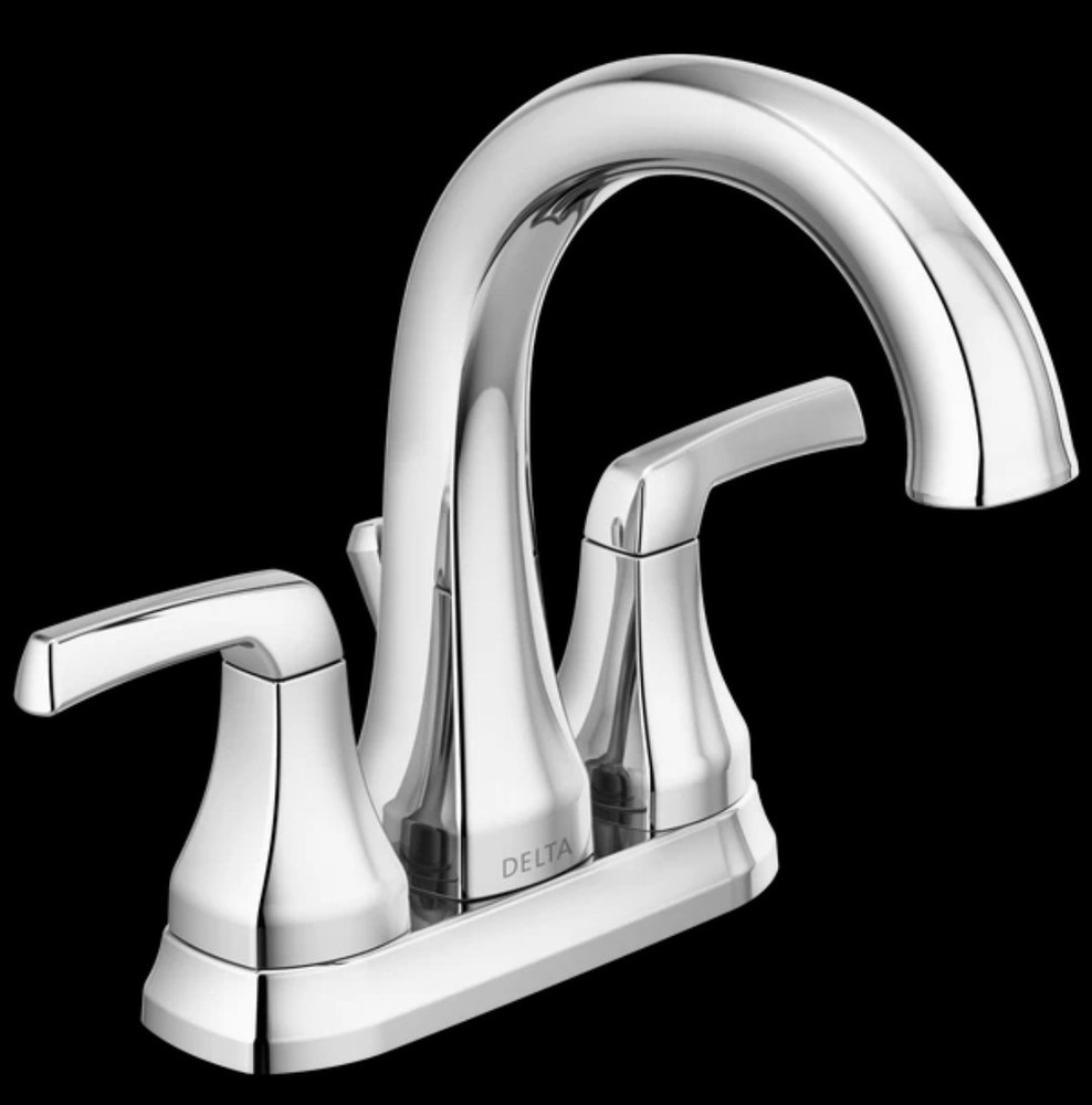 Delta Portwood 2-Handle Bathroom Faucet Chrome-Certified NEW