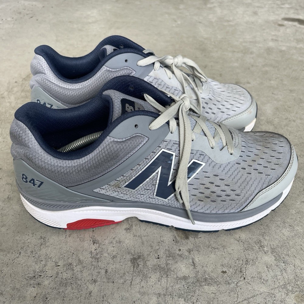 New Balance 847 v4 Walking Shoes Sneakers Mens Size 12 4E Gray Blue Athletic