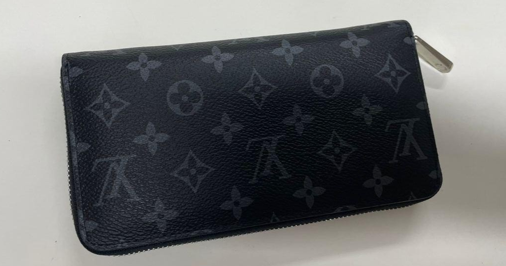 Louis Vuitton Monogram Idylle Zippy Zip Around Long Wallet Purse BLACK