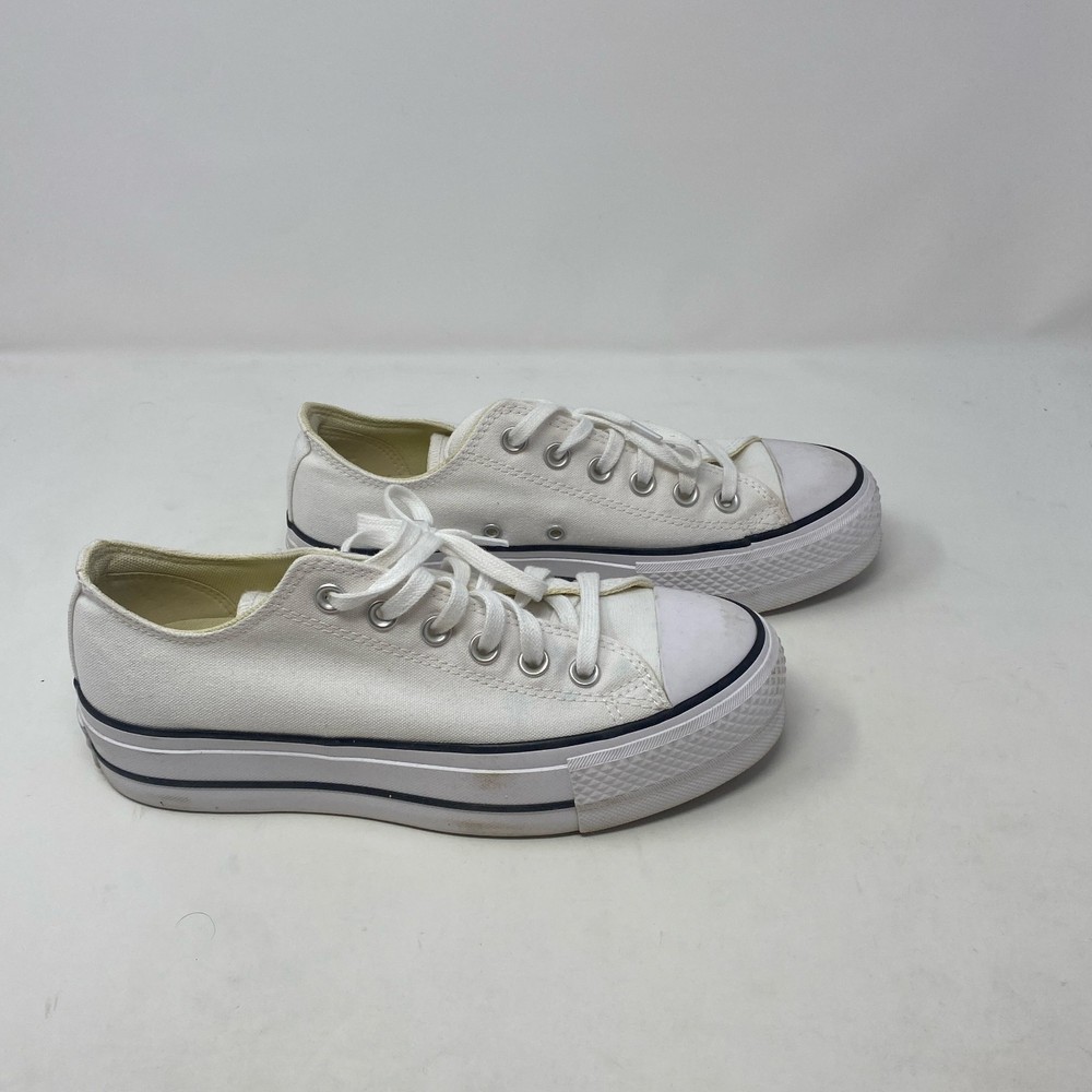 Converse Chuck Taylor Lift Platform Low White Women’s 7