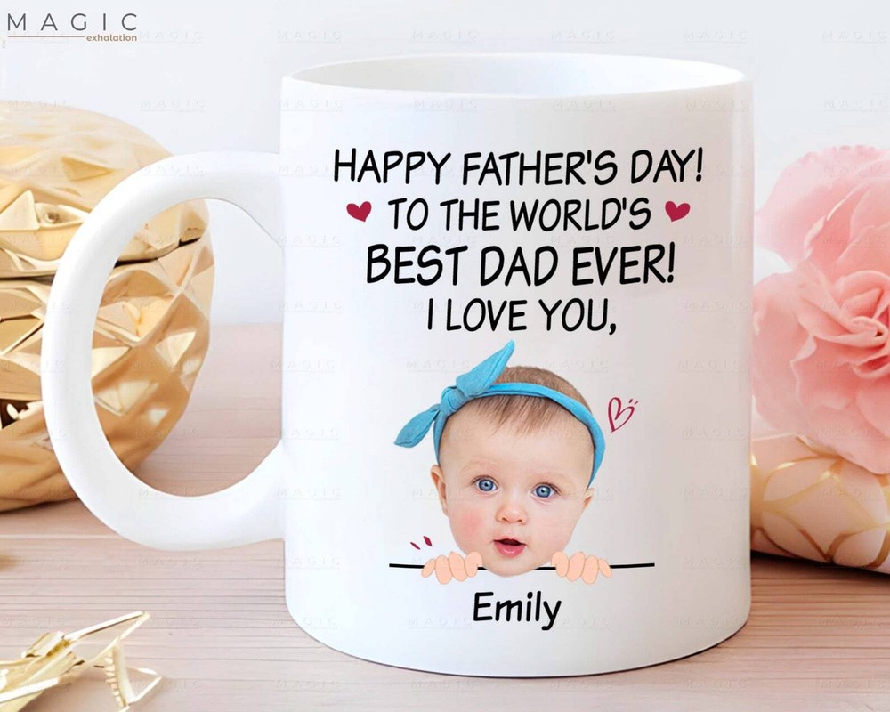 1st Fathers Day Mug Gift for New Dad 2023 Coffee Cup Present-image