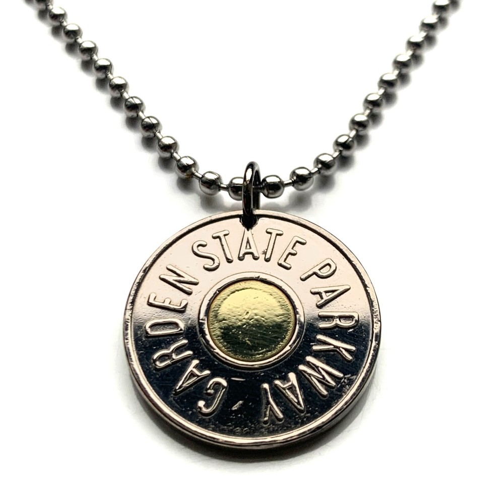 USA NJ Garden State Parkway Coin Token Pendant Highway Souvenir n001228