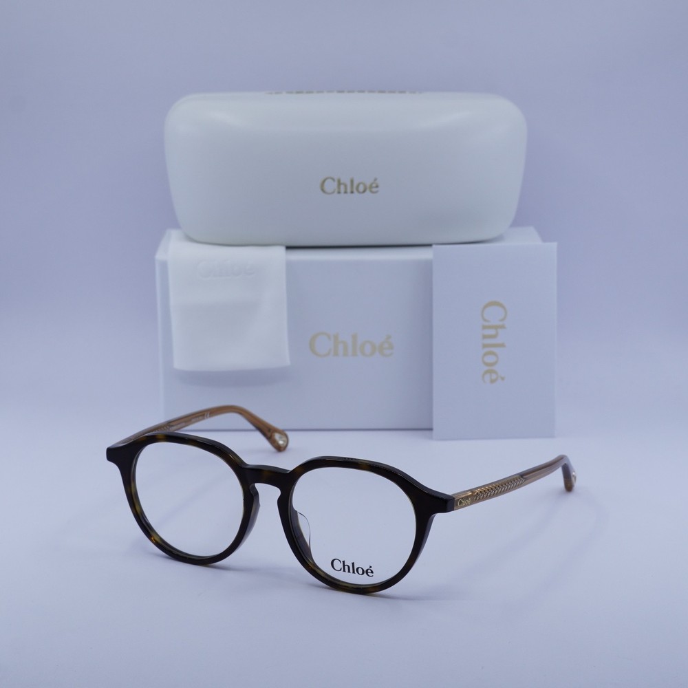 Chloe CH0012OA 004 Havana/Brown 50mm Eyeglasses New Authentic