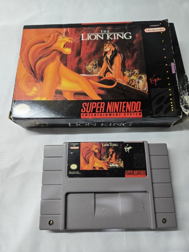The Lion King Authentic Super Nintendo SNES