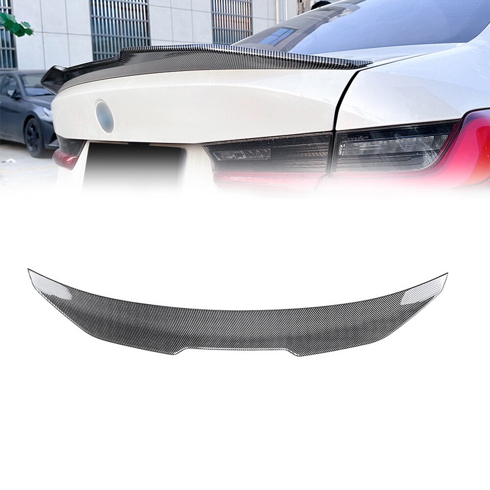1x For BMW 3 Series G20 G20 G80 M3 PS Style Rear Trunk Spoiler Wing Lip