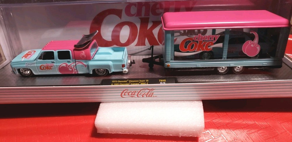M2 MACHINES ‘73 CHEVY CHEYENNE SUPER 30 DUALLY & 85 CAMARO IROC-Z, TW40/25-10