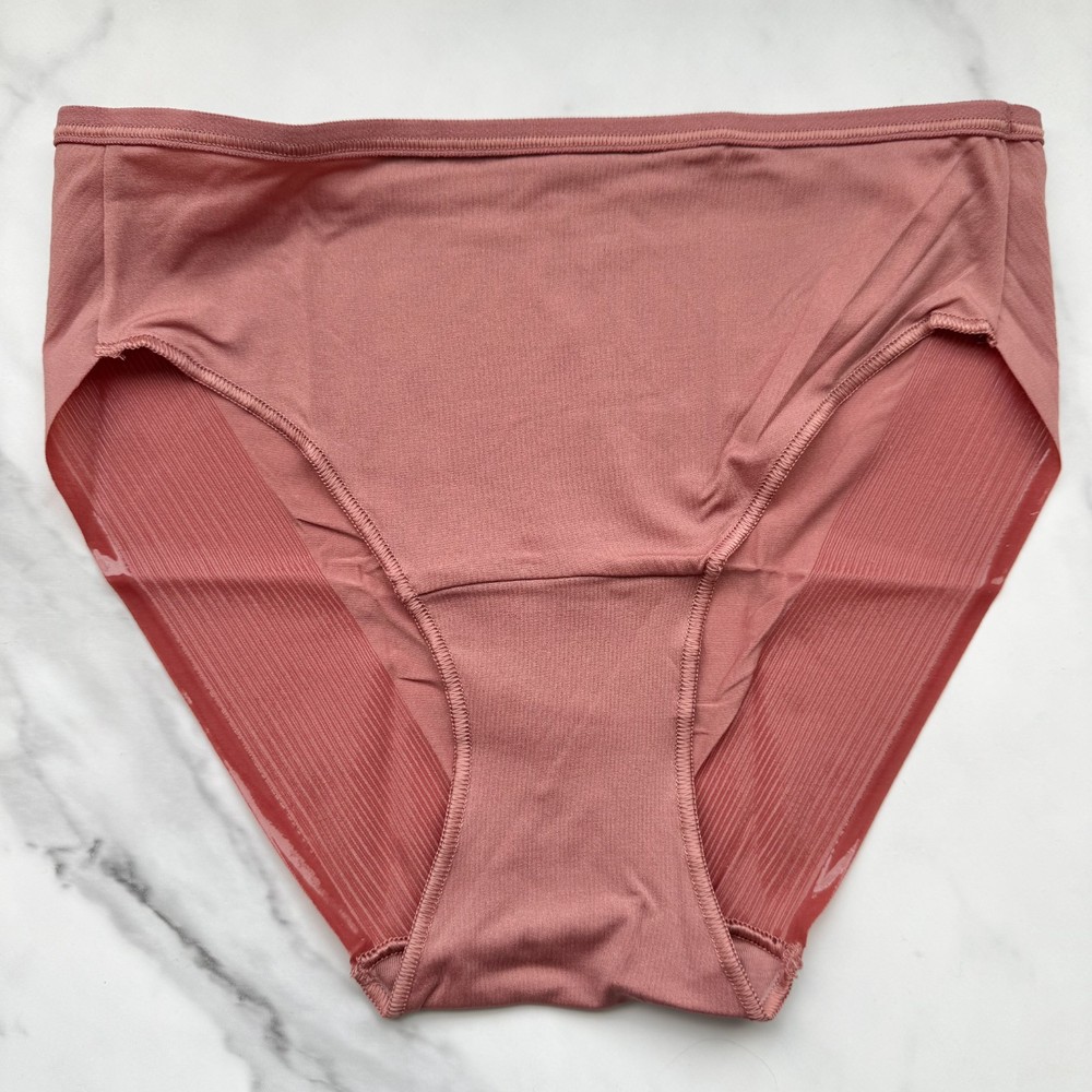 Soma Vanishing Edge Microfiber Hipster Panty Clay Rose SZ S/L/XL