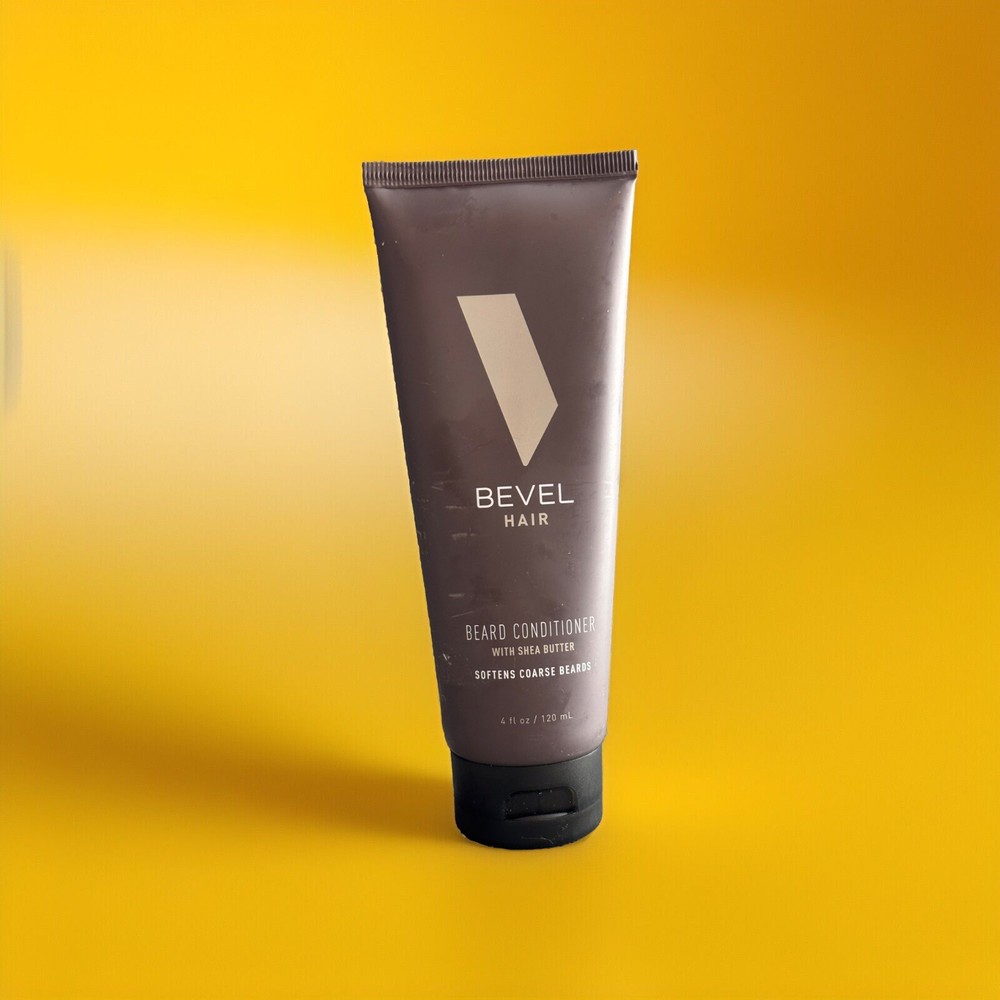 Bevel Hair Beard Conditioner with Shea Butter Softens Coarse Facial Hair 4oz New