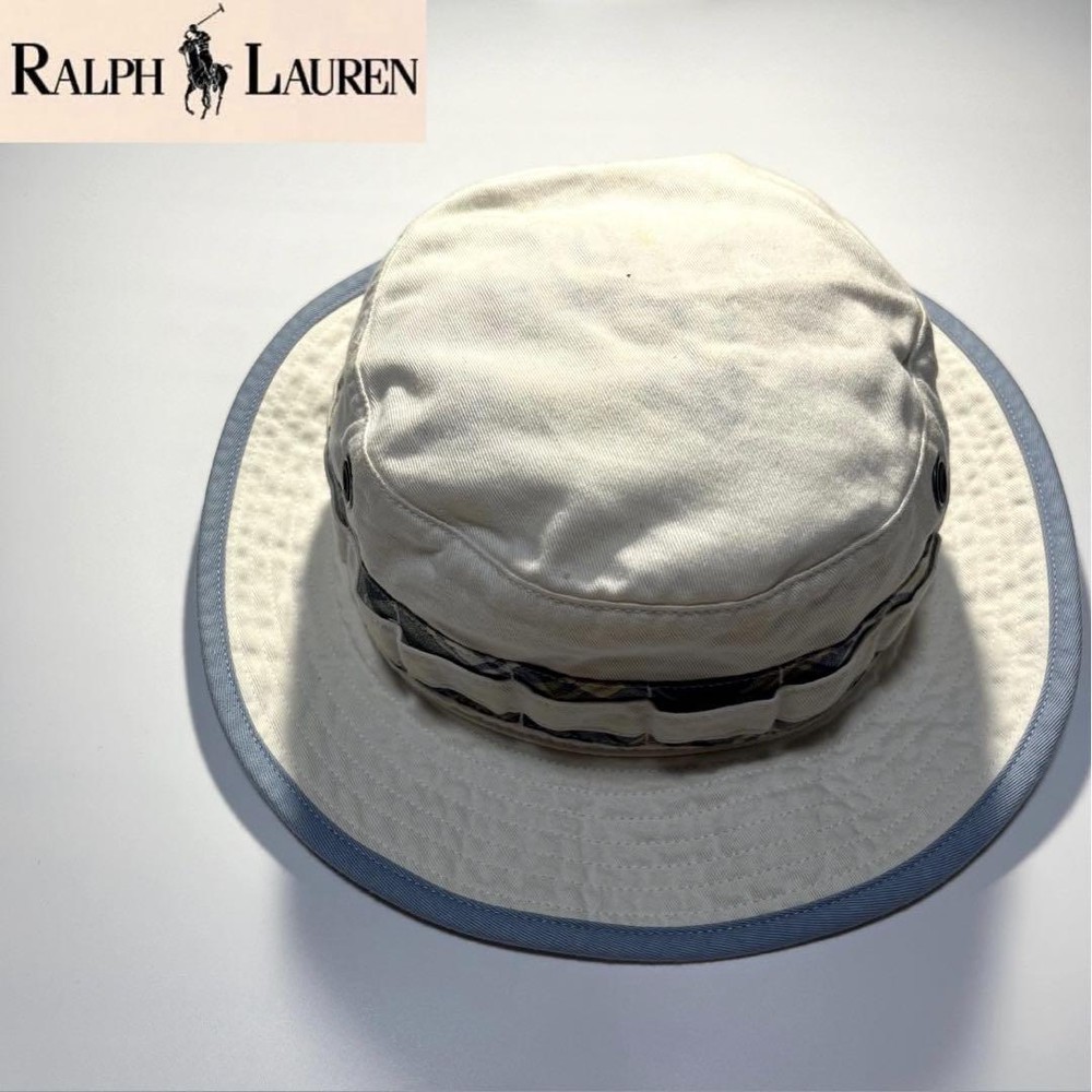 Polo By Ralph Lauren Bucket Hat 90S Used Limited Edition Iconic Design Timeless