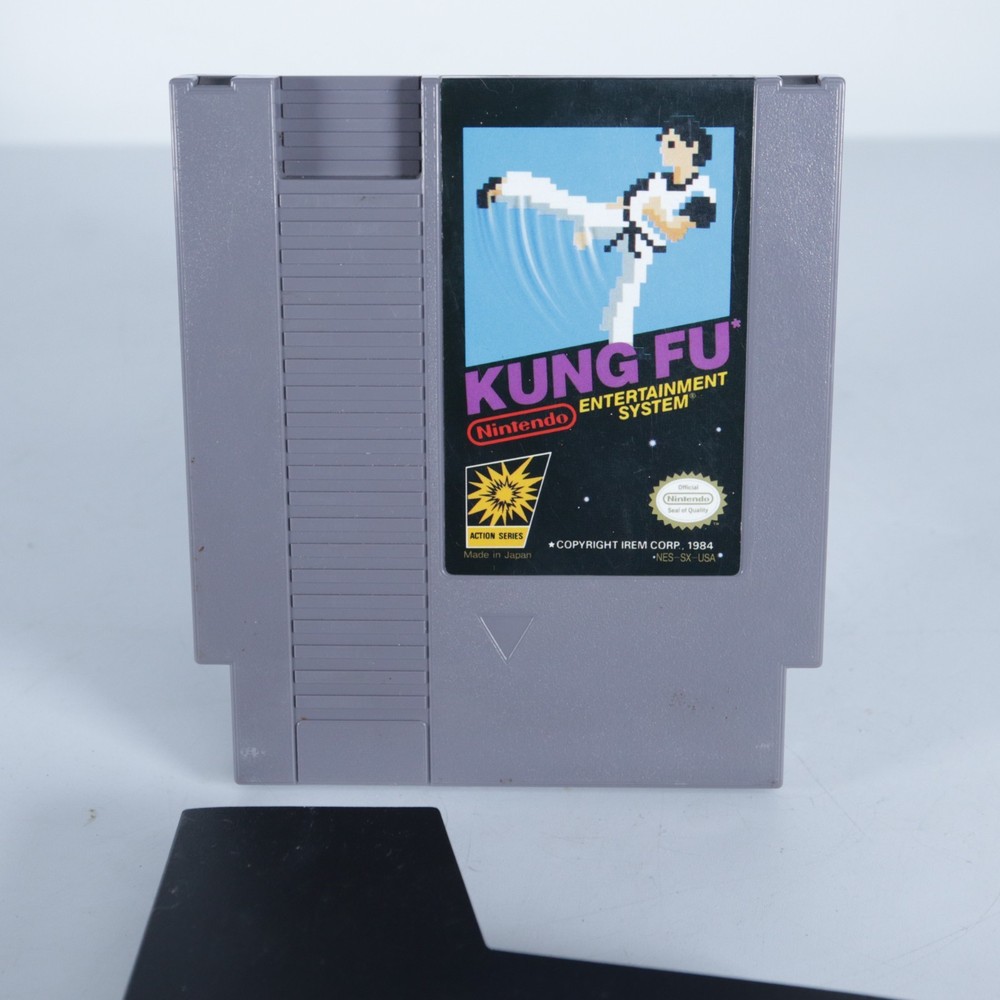 Kung Fu For Nintendo NES Game Cartridge And Case Tested Working
