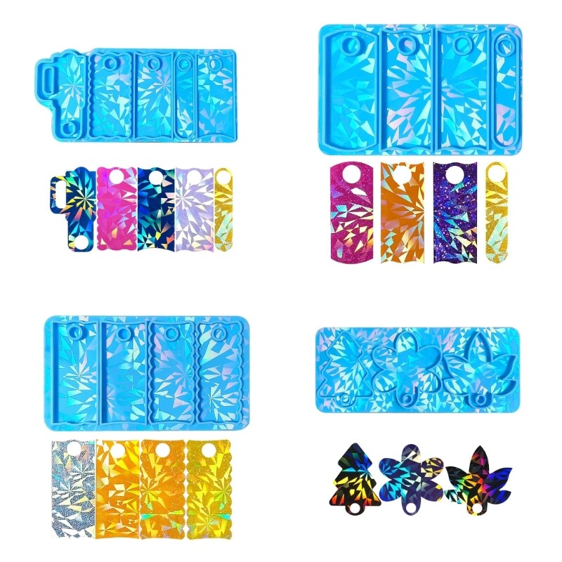 Epoxy Resin Name Plate Mold for Cup Lid Decorations and Identification