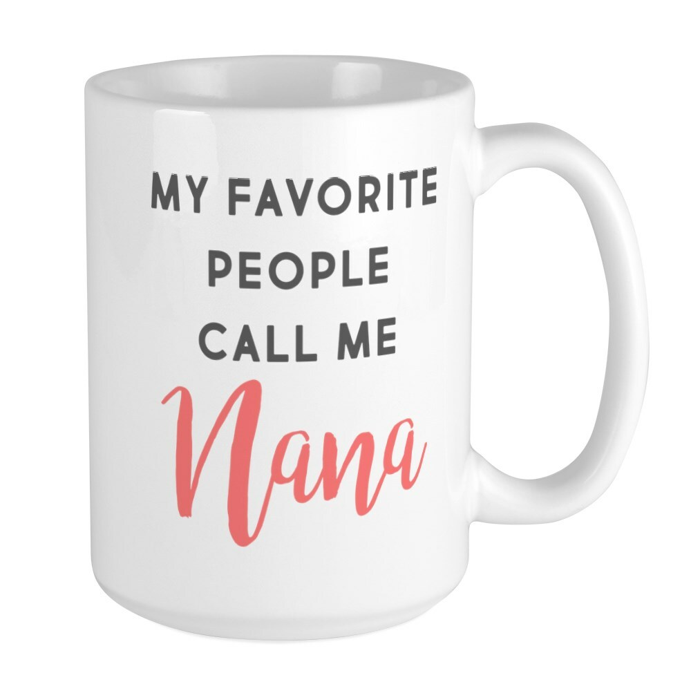 CafePress My Favorite People Call M Large Mug (97767983)